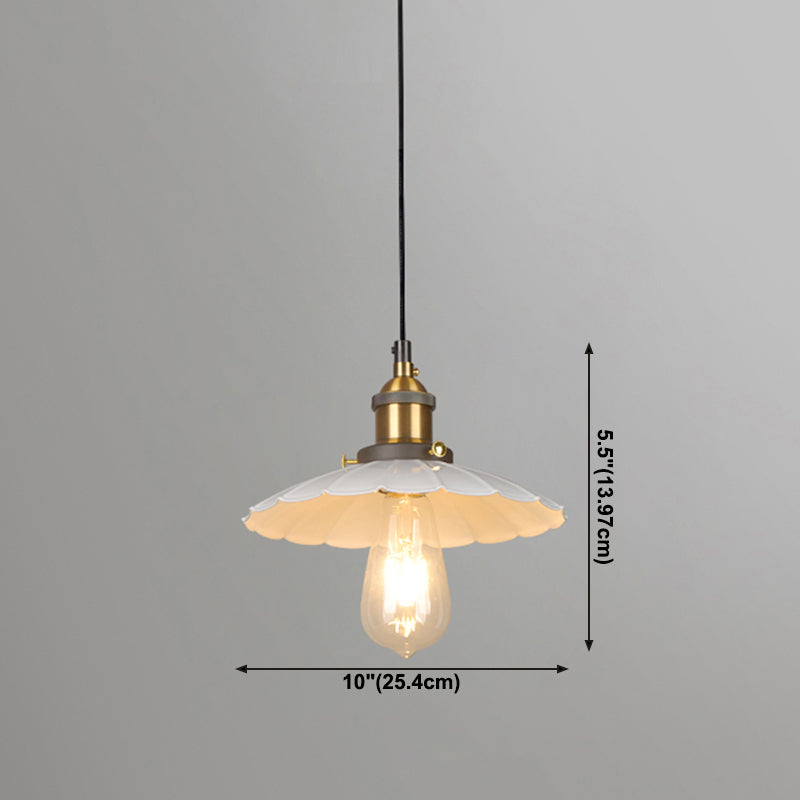 Lampada a sospensione di ferro a sospensione a sospensione industriale.