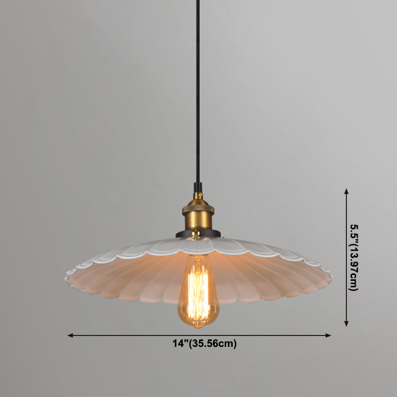 Lampada a sospensione di ferro a sospensione a sospensione industriale.