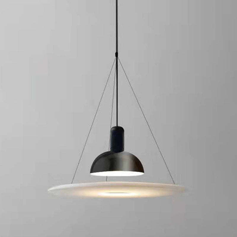 Postmoderne stijl UFO -vorm hangend licht metaal 1 lichte hanglamp voor eetkamer