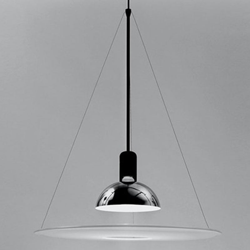 Postmoderne stijl UFO -vorm hangend licht metaal 1 lichte hanglamp voor eetkamer