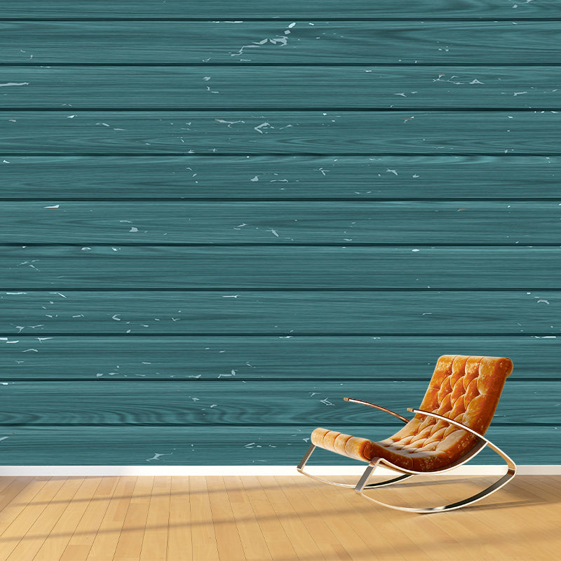 Industrial Style Wood Grain Mural Decorative Mildew Resistant Wall Covering