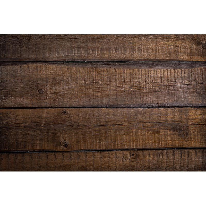 Industrial Style Wood Grain Mural Decorative Mildew Resistant Wall Decor