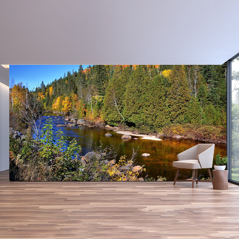 Forest Mural Wallpaper Decorative Mildew Resistant Home Decor