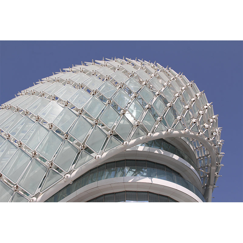 Contemporary Construction Mural Decorative Mildew Resistant Wall Covering