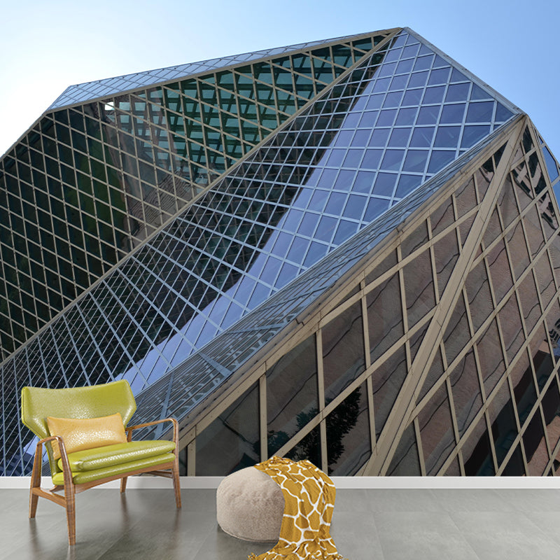 Photography Construction Mural Wallpaper Decorative Mildew Resistant Wall Decor