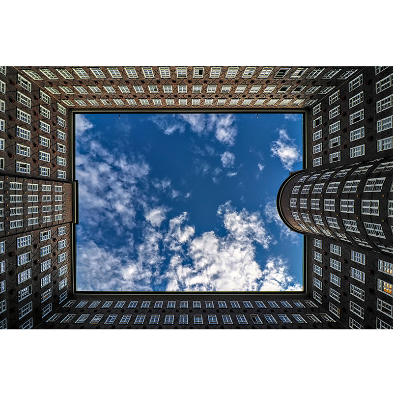 Contemporary Construction Mural Wallpaper Decorative Mildew Resistant for Decoration