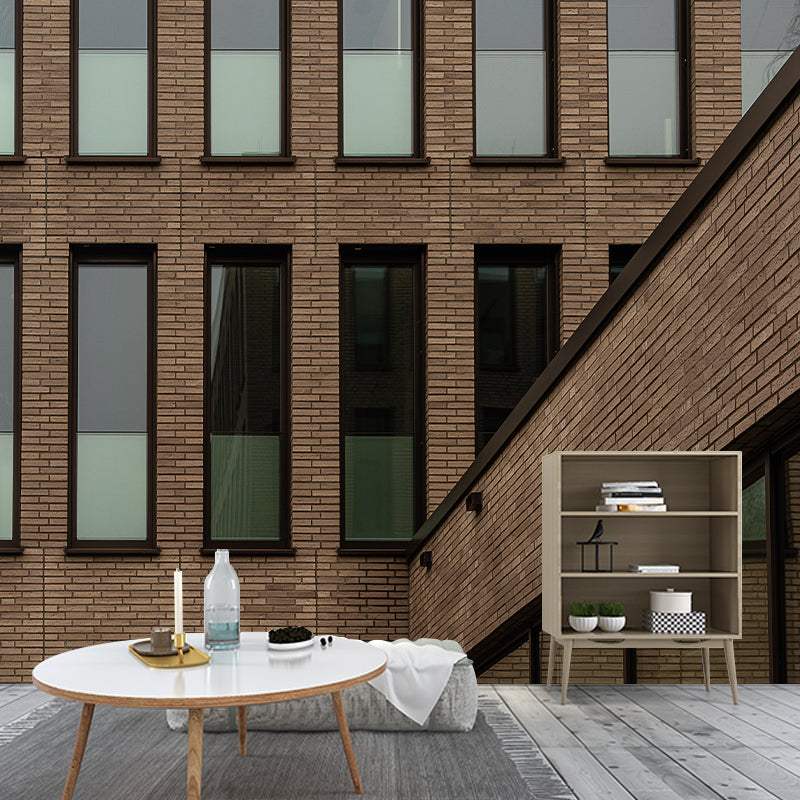 Contemporary Construction Mural Wallpaper Decorative Mildew Resistant for Decoration