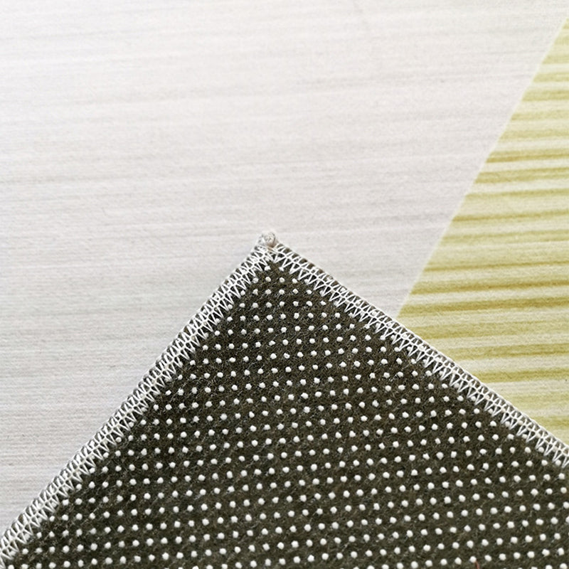 Minimalist Area Rug Marble Pattern Carpet Polyester Stain Resistant Area Rug for Living Room