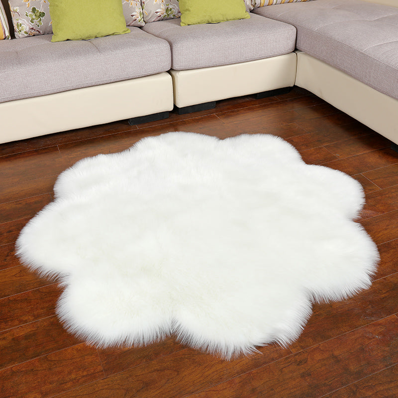 Stilvoller plüsch Teppich Vollfarbener Polyester Teppich Easy Care Teppich für Schlafzimmer
