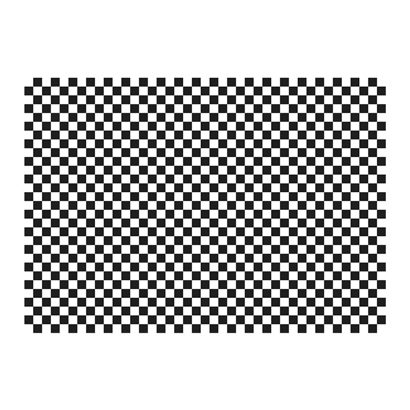 Modern Living Room Area Rug Black Plaid Print Area Carpet Polyester Stain Resistant Rug