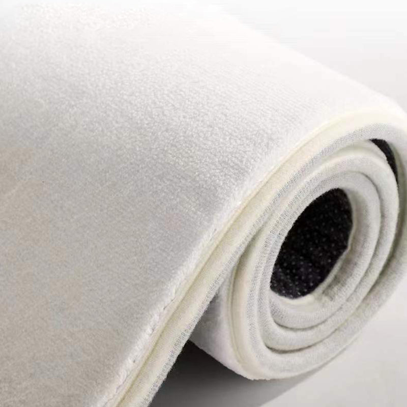 Modern Geometric Print Rug Apricot Polyester Area Carpet Non-Slip Backing Rug for Drawing Room