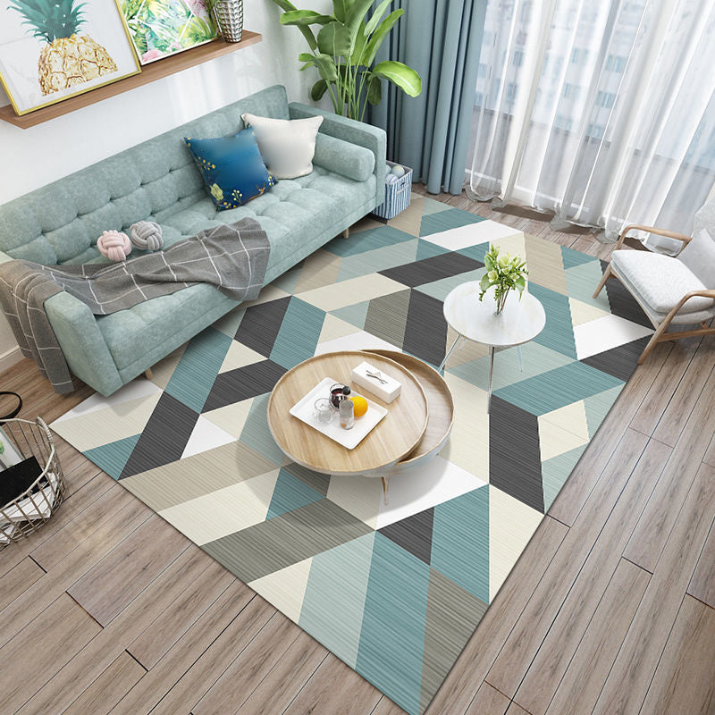 Gorgeous Carpet Trendy Polyester Area Rug Living Room Area Carpet with Non-Slip Backing