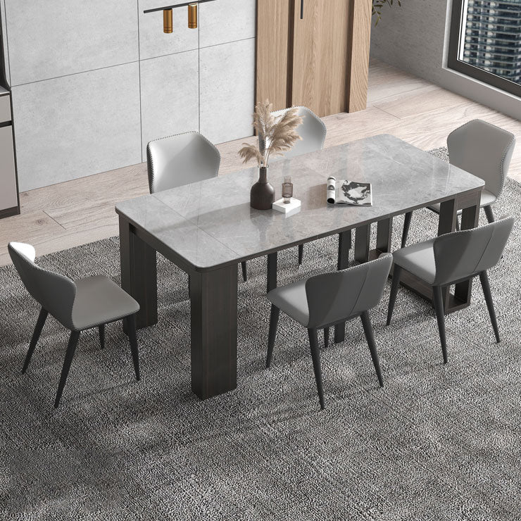Mesa de comedor de piedra sinterizada de 70 ''