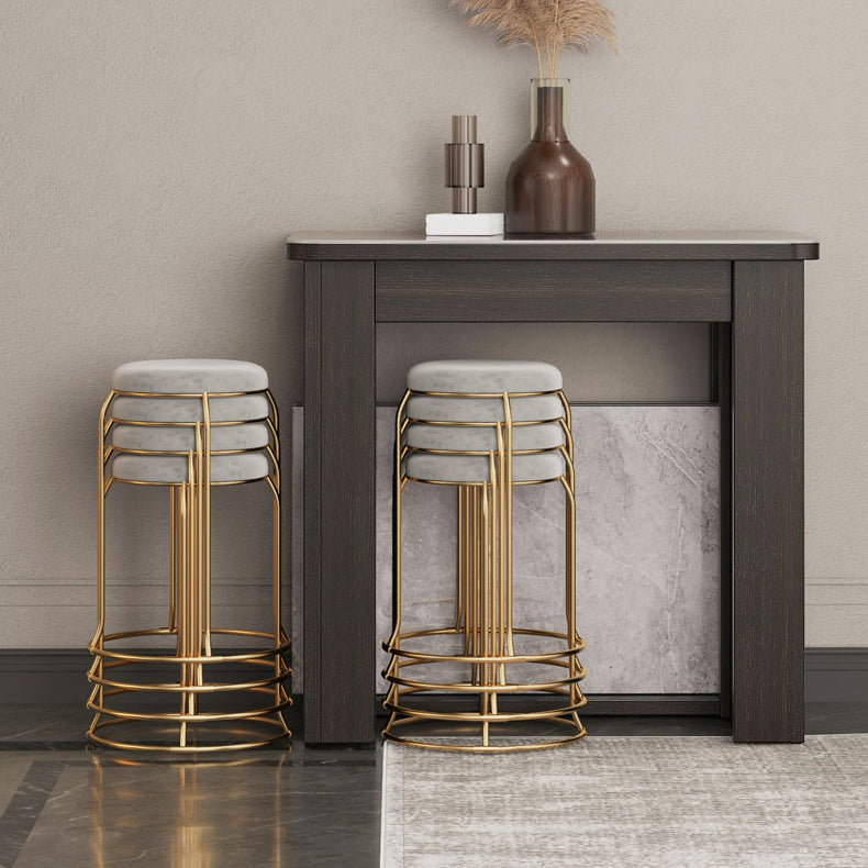 Mesa de comedor de piedra sinterizada de 70 ''