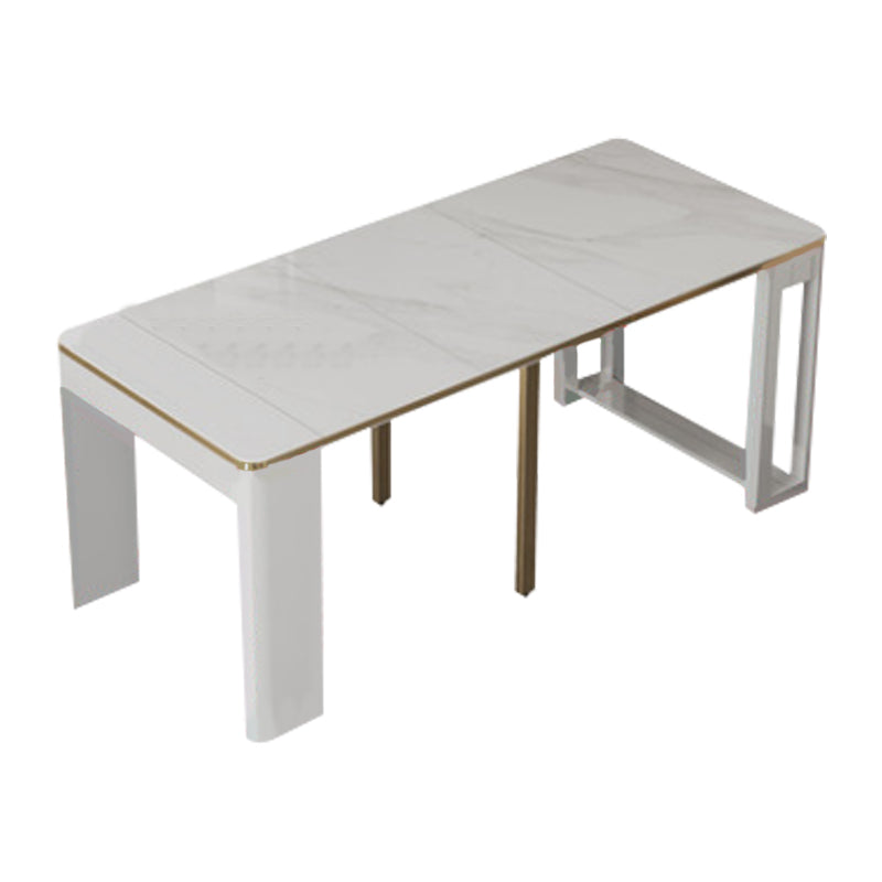 Mesa de comedor de piedra sinterizada de 70 ''