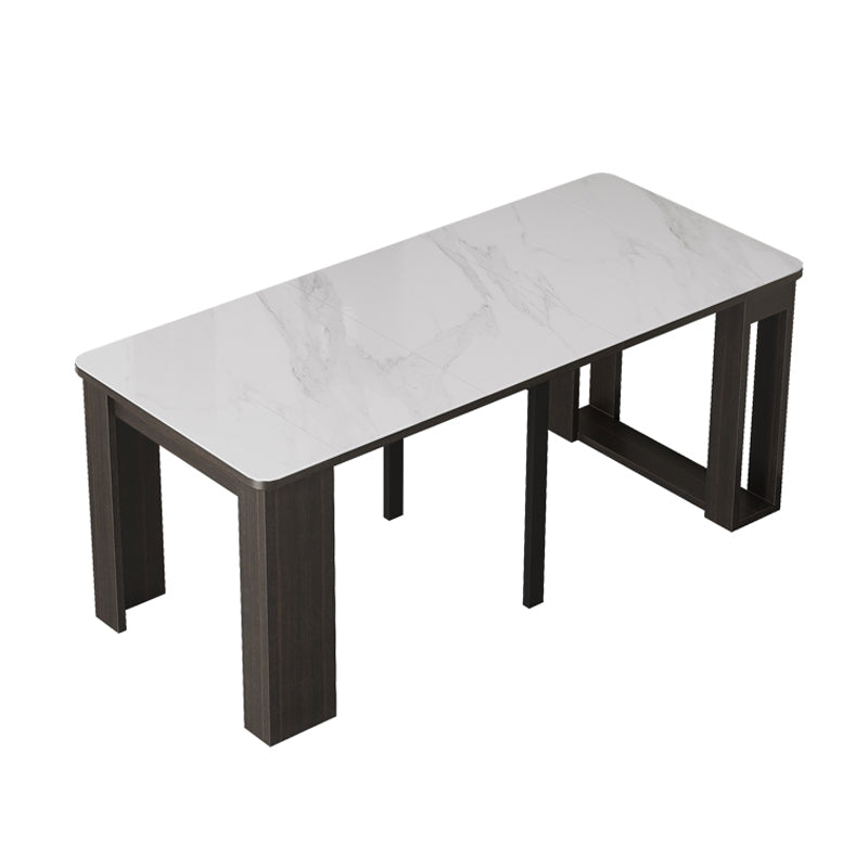 Mesa de comedor de piedra sinterizada de 70 ''