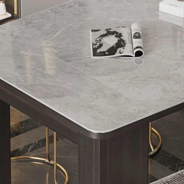 Mesa de comedor de piedra sinterizada de 70 ''
