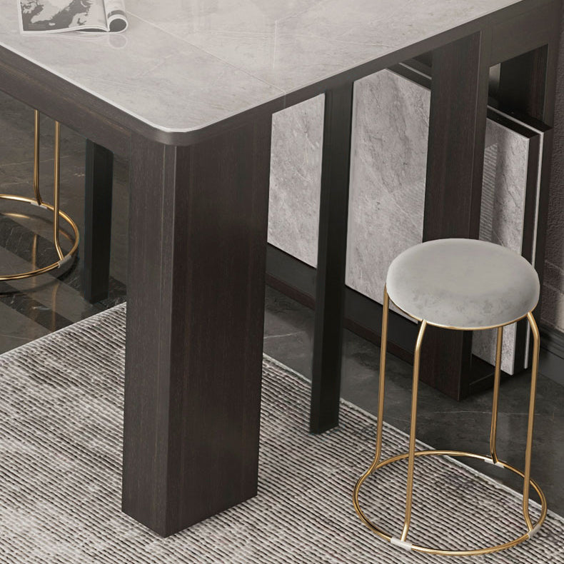 Mesa de comedor de piedra sinterizada de 70 ''