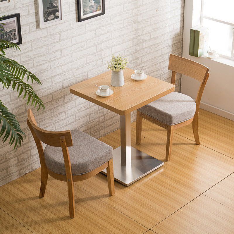 Industrial Style Dining Room Table Metal Base Table for Home Kitchen Dinner