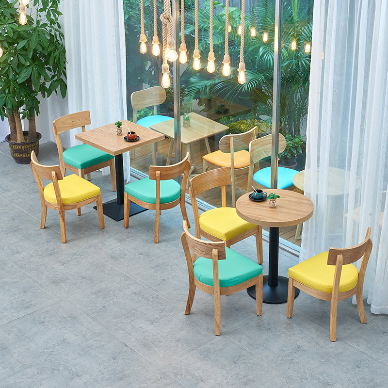 Industrial Style Dining Room Table Metal Base Table for Home Kitchen Dinner