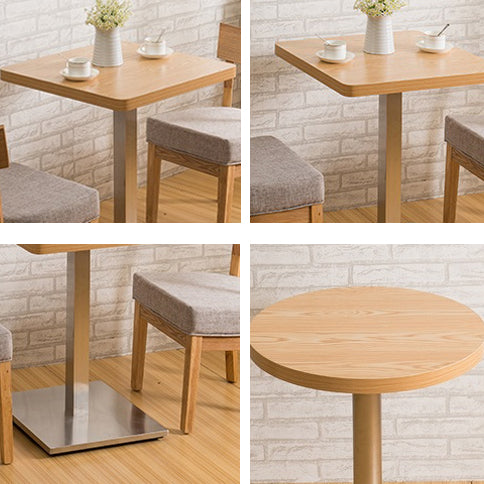 Industrial Style Dining Room Table Metal Base Table for Home Kitchen Dinner