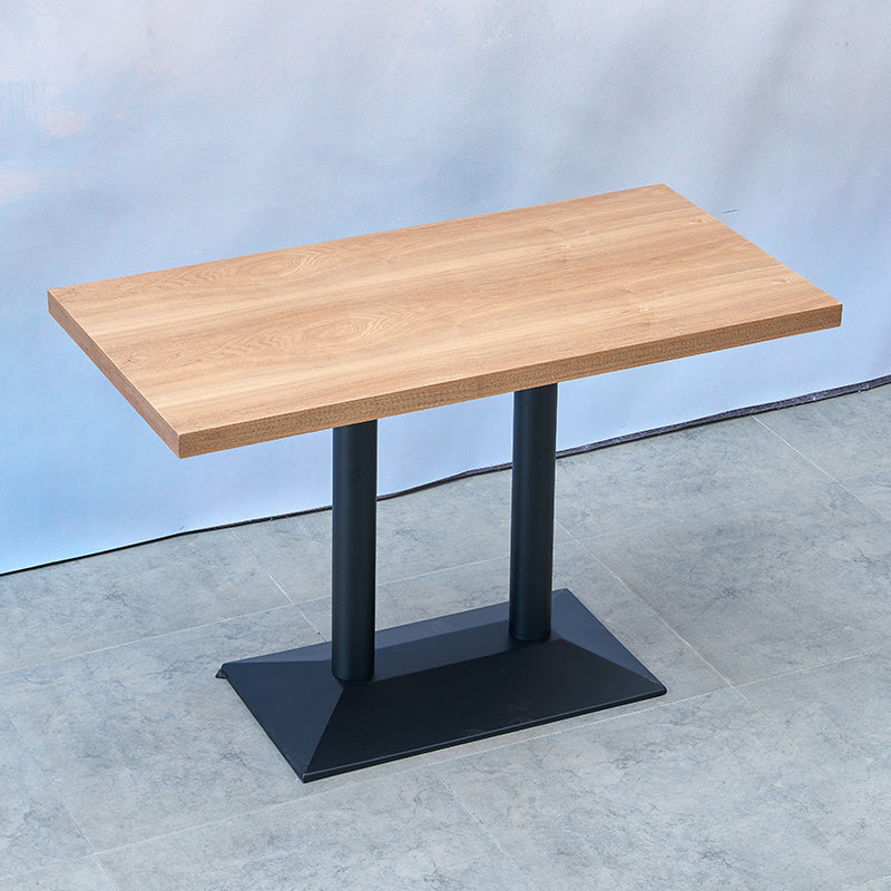 Industrial Style Dining Room Table Metal Base Table for Home Kitchen Dinner