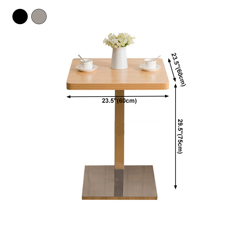 Industrial Style Dining Room Table Metal Base Table for Home Kitchen Dinner