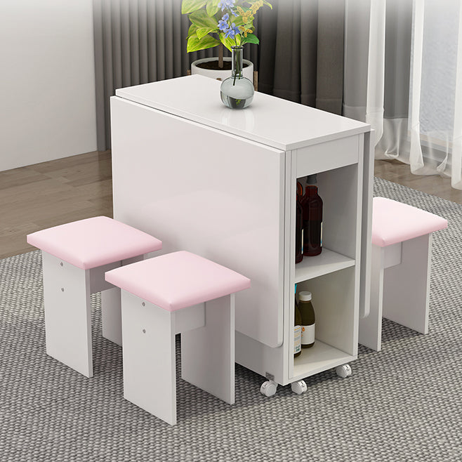 Contemporary Faux Marble Multifunction Table Single Rectangle Table (table only)
