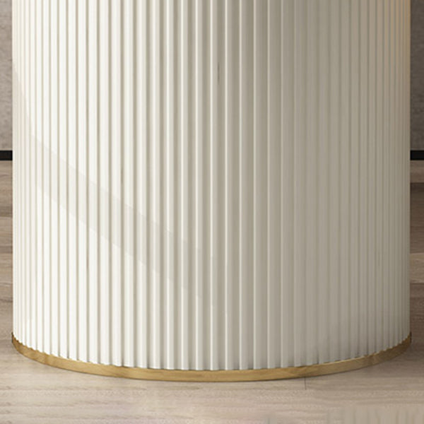 Zeitgenössischer Stil Stein Esstisch Doppelte Sockel Basis Freiformtisch für Zuhause