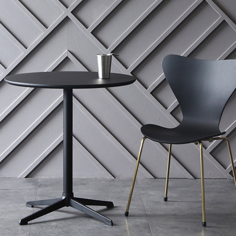Metaal traditionele luxe ronde eettafel vervaardigd houten binnen tafel voor keuken