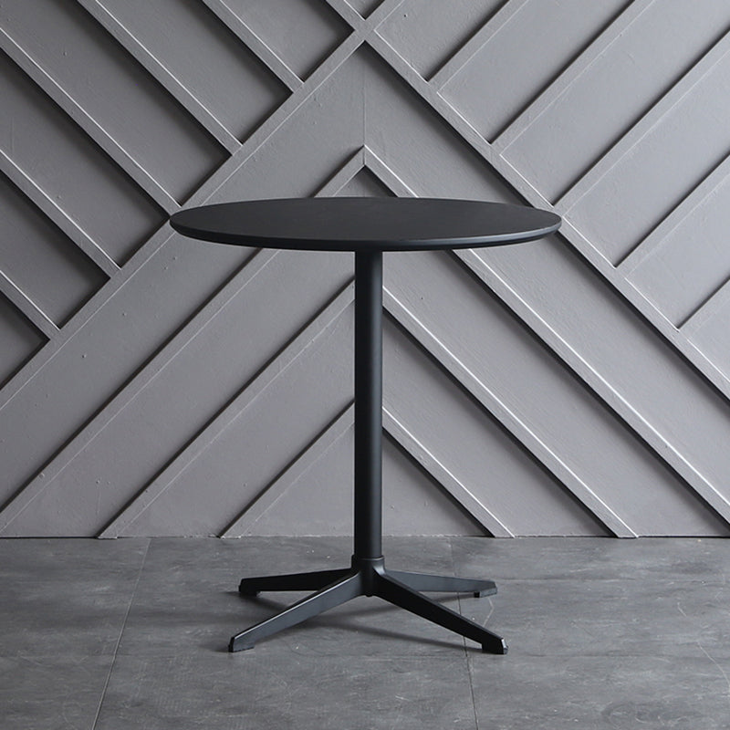 Metaal traditionele luxe ronde eettafel vervaardigd houten binnen tafel voor keuken