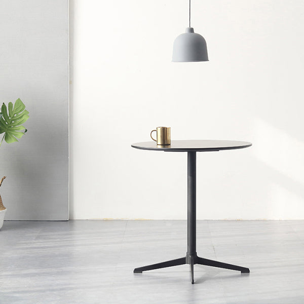 Metaal traditionele luxe ronde eettafel vervaardigd houten binnen tafel voor keuken