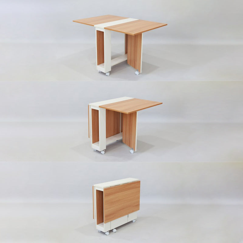 47 '' Mesa de madera artificial plegable Mesa rectángulo moderna (solo mesa)