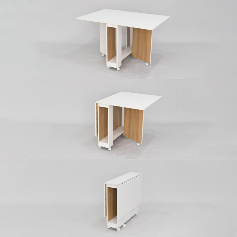 47 '' Mesa de madera artificial plegable Mesa rectángulo moderna (solo mesa)