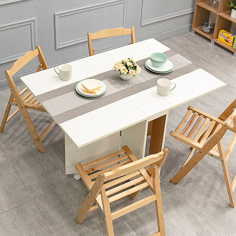 47 '' Mesa de madera artificial plegable Mesa rectángulo moderna (solo mesa)