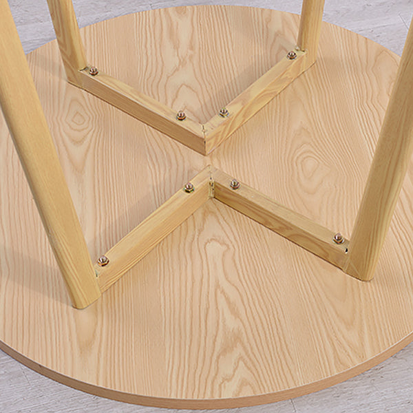 Minimalistische ronde vorm MDF-tafel Standaard eettafel voor keuken