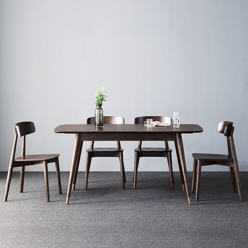 Traditional Luxury Rectangle 4-foot Home Furniture Solid Wood Dining Room Collection