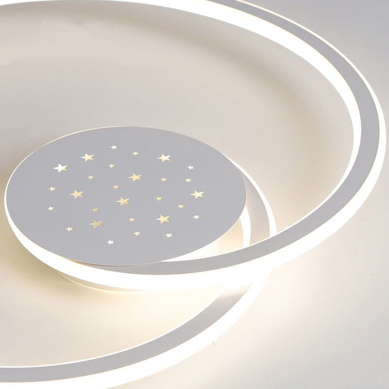 Line Shape LED-plafondlamp Modern ijzer 2-lichts inbouw voor slaapkamer