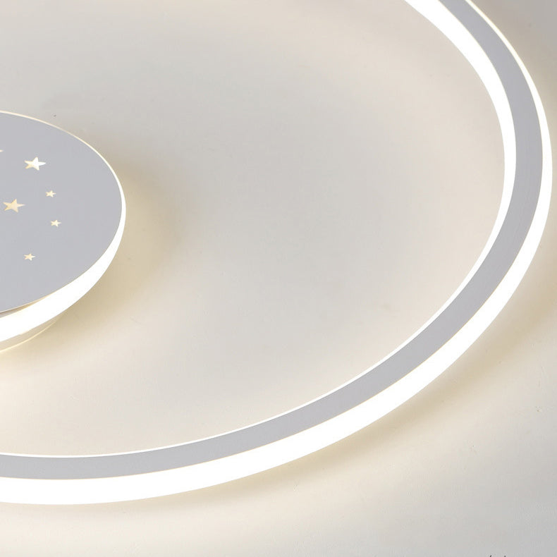 Line Shape LED-plafondlamp Modern ijzer 2-lichts inbouw voor slaapkamer