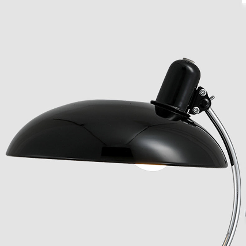 Lampada da tavolo regolabile a filo a cupola lampade da tavolo a singola luce metallica per camera da letto