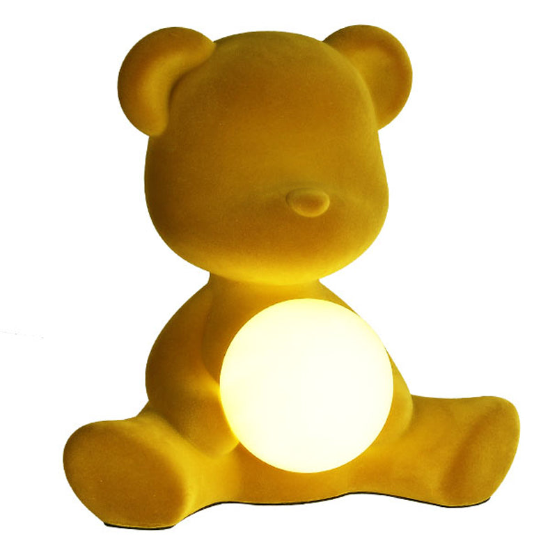 Lampada da tavolo a forma di orso in stile moderno una luce della luce della luce