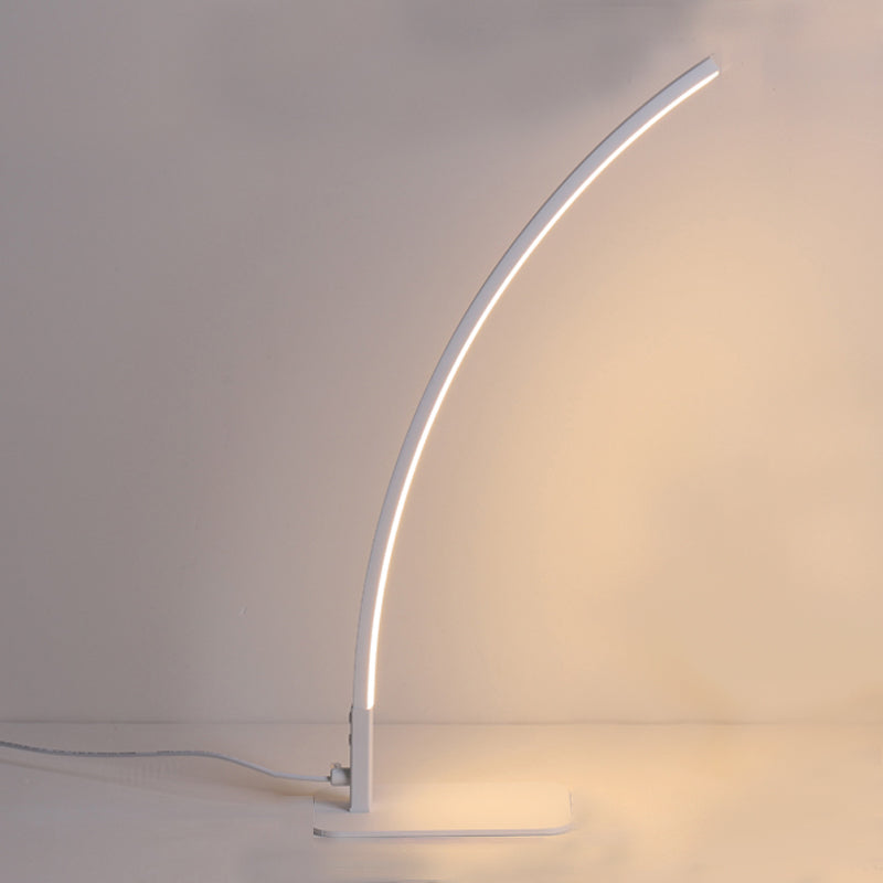 Lineal 1 mesa de luz luz lámparas de mesa de mesa de metal contemporáneas para dormitorio