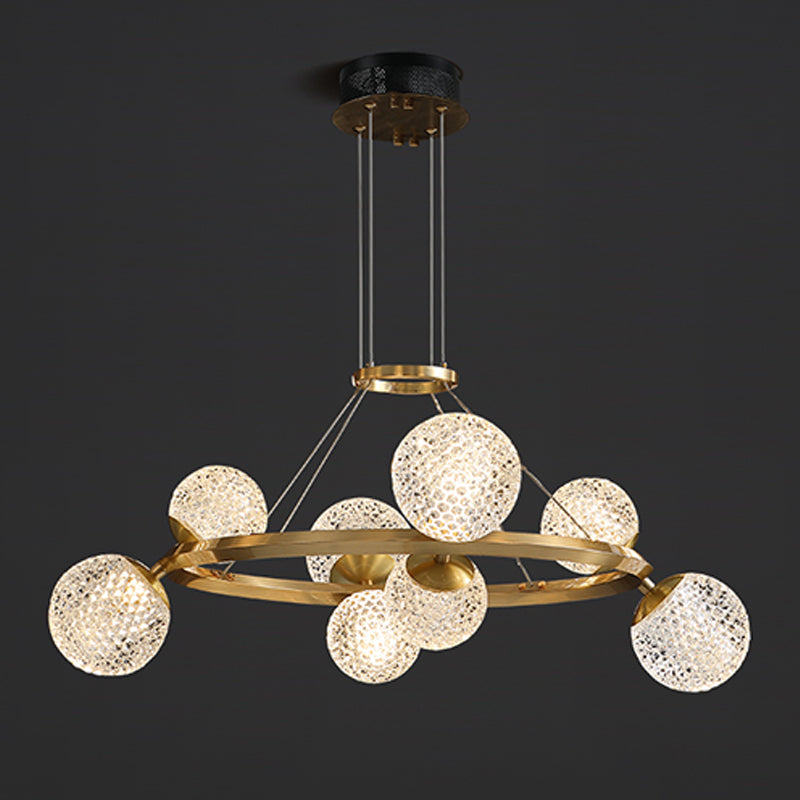 Multi -light sferische tak hangende lichten moderne stijl glas hangende verlichting