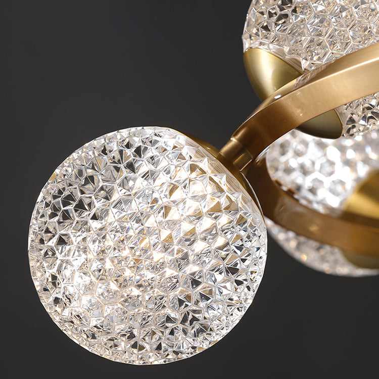 Multi -light sferische tak hangende lichten moderne stijl glas hangende verlichting