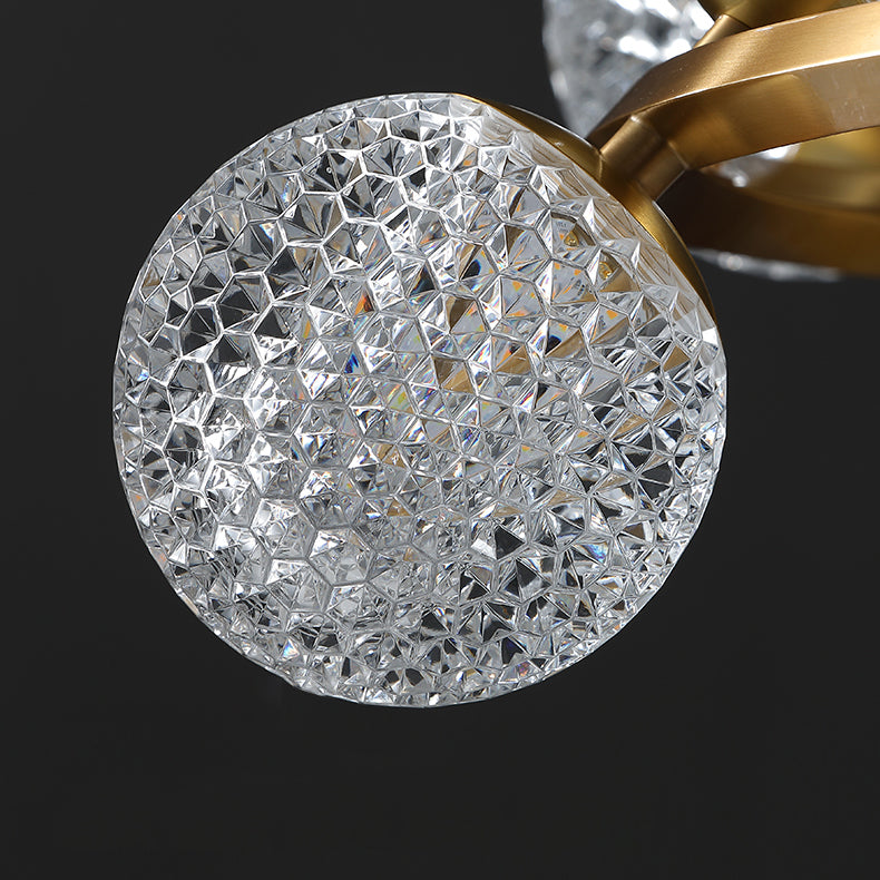 Multi -light sferische tak hangende lichten moderne stijl glas hangende verlichting