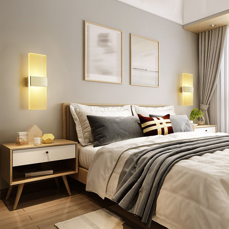 Modern Style Geometric Wall Sconce Lights Metal 1 Light Wall Lighting Fixtures