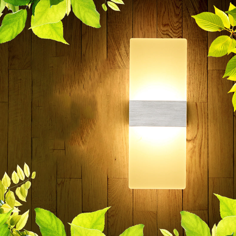 Luces de apliques de pared geométrica de estilo moderno 1 Lighting Lighting Accesorios de iluminación de pared