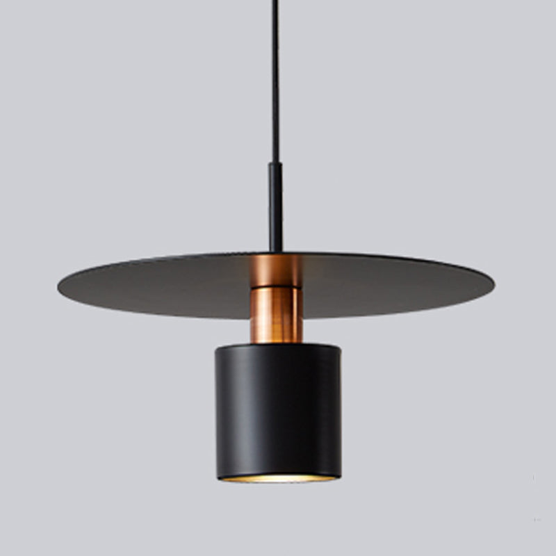 Smeedijzeren hanglamp in moderne artistieke stijl cilindrische binnenhangende lamp