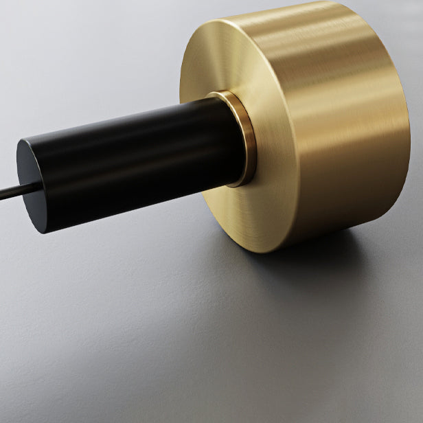 Metalen cilindrische schaduw hanglampen moderne stijl 1 kop hangende montage voor slaapkamer