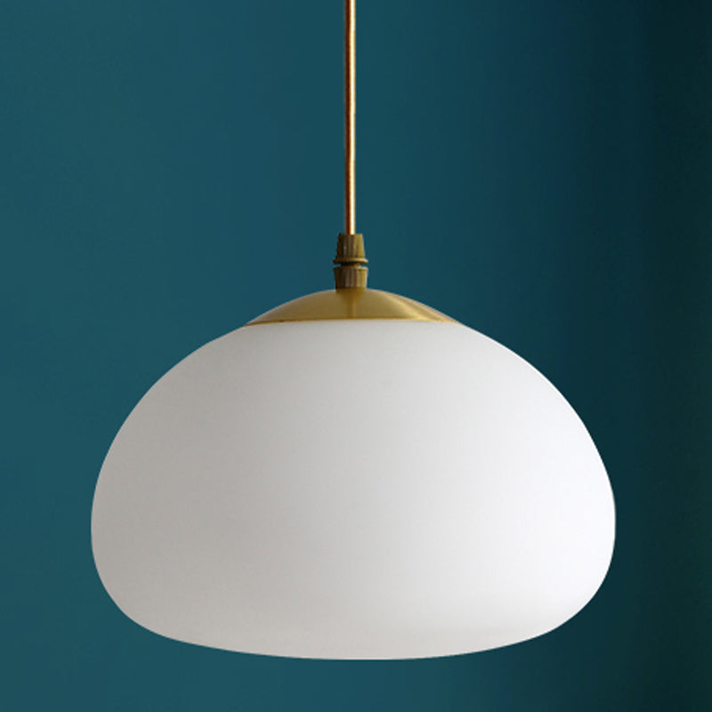 Glaswolkenschatten Hängende Lichter moderner Stil 1 Kopfhänge -Halterung für Schlafzimmer